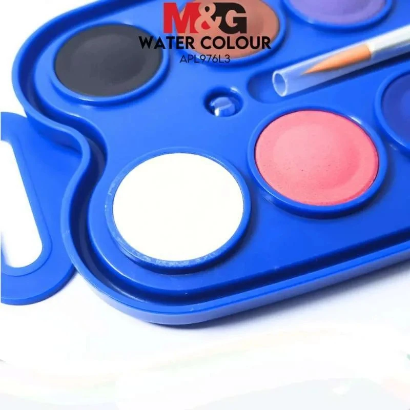 Cat Air  M&G Mini Watercolor Blocks 12+2C 23mm APL976L3 / Water colour